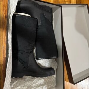 Gucci Black Winter & Rain Boots